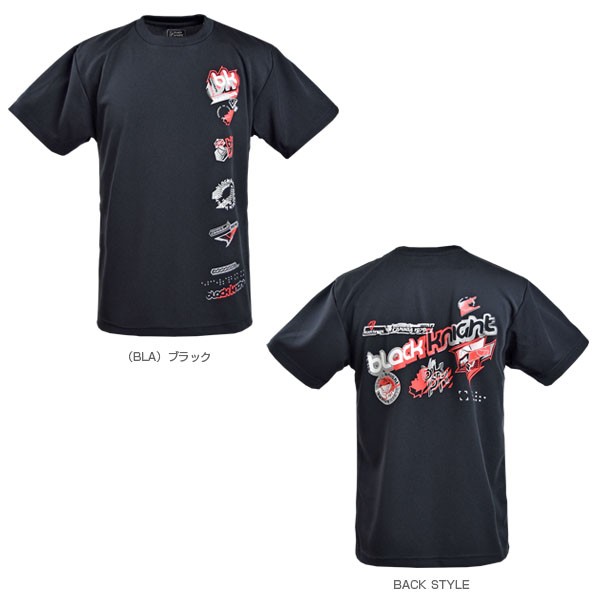 ブラックナイト テニス・バドミントン ウェア（メンズ/ユニ）]Tシャツ／ユニセックス（T-2124）の通販はau PAY マーケット ラケットプラザ