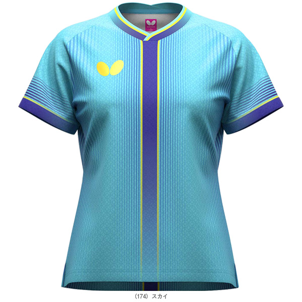 [バタフライ 卓球ウェア（レディース） ]エリスター13シャツ ELISTAR13 SHIRT レディース 47869_2