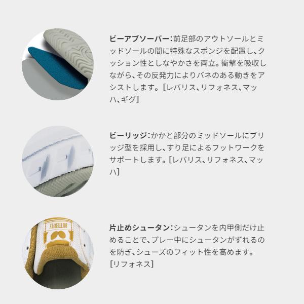 バタフライ 卓球シューズ ]レゾライン リフォネス ユニセックス 93620