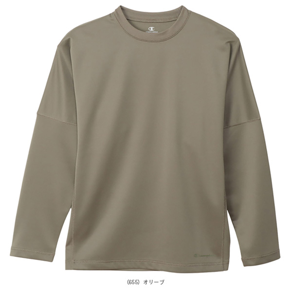 [チャンピオン オールスポーツウェア（メンズ/ユニ） ]リカバリー長袖Tシャツ Recovery LONGSLEEVE T-SHIRT ユニセックス C3CS490_3