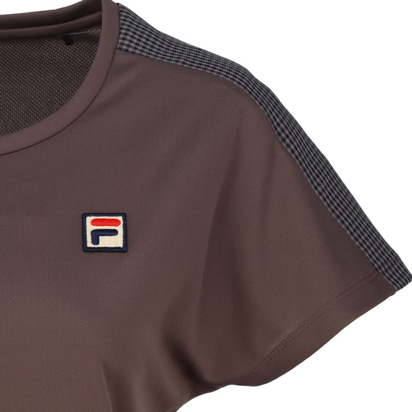 バボラ　テニスウェア　セットアップ　ゲームシャツTシャツスコートアドミラルフィラ フィラ テニスウェア（レディース）]ゲームシャツ／レディース