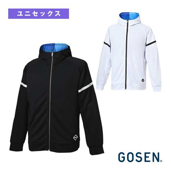 [ゴーセン テニスウェア（メンズ/ユニ）]ジップアップパーカー ユニセックス W2500