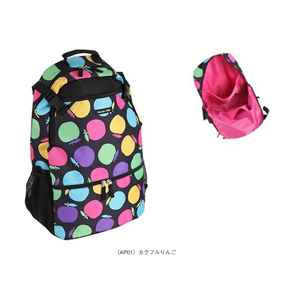 ハンナフラ テニスバッグ ]バックパック ラケット2本収納可 TNS-BPKの