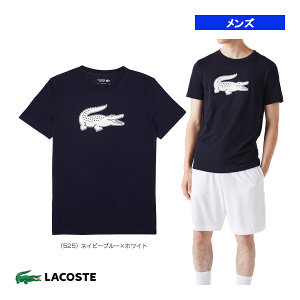 [ラコステ テニス・バドミントンウェア（メンズ/ユニ）]コットンブレンドウルトラドライロゴプリントTシャツ／メンズ（TH2042-99）の通販は