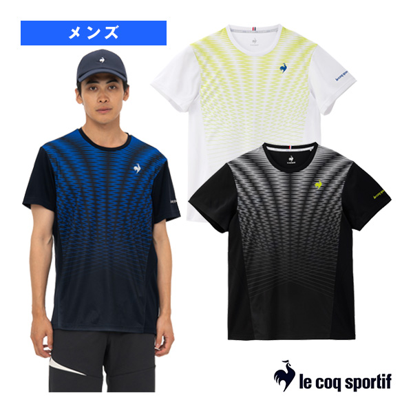 [ルコック テニスウェア（メンズ/ユニ）]グラフィックゲームシャツ／メンズ（LN4FHT11M）の通販は