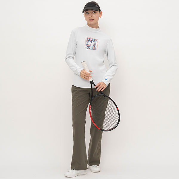 [ルコック テニスウェア（レディース）]モックネック長袖シャツ／レディース（LN4FLT11L）の通販は