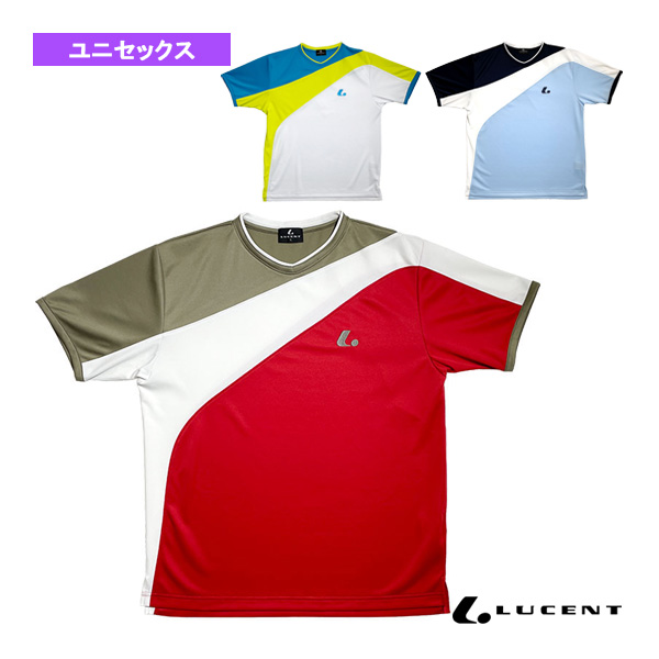 [ルーセント テニスウェア（メンズ/ユニ）]ゲームシャツ／襟なし／ユニセックス（XLH-347）の通販は 5,685円