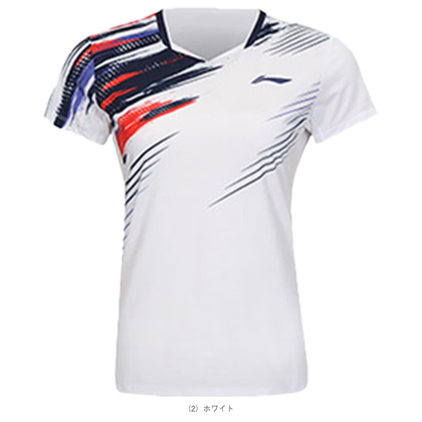 バドミントン リーニン ゲームシャツ AAYQ088-3C LI-NING AAYQ088 ゲームシャツ(レディース) バドミントン