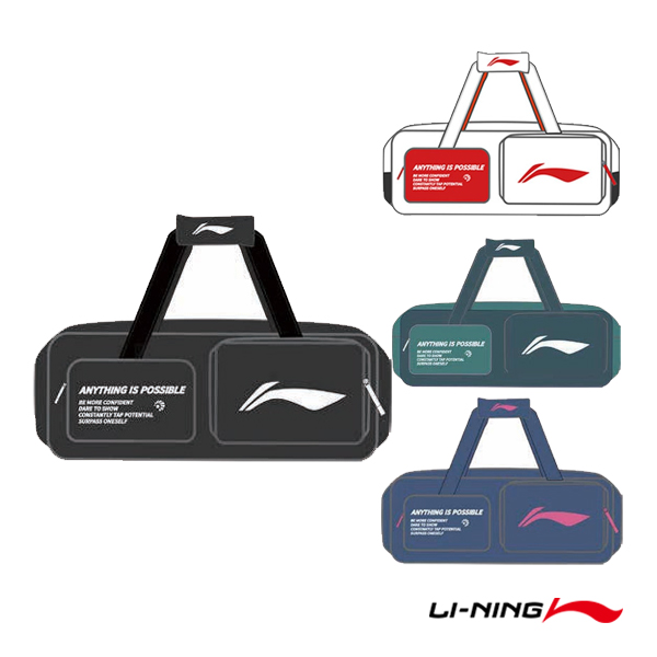 [リーニン バドミントンバッグ ]トーナメントバッグ6 ラケット6本収納可 ABLU069