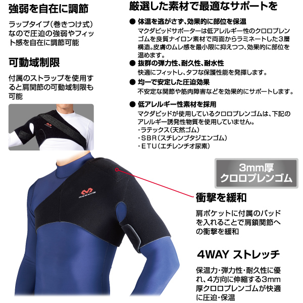 マクダビッド オールスポーツ サポーターケア商品]ショルダー