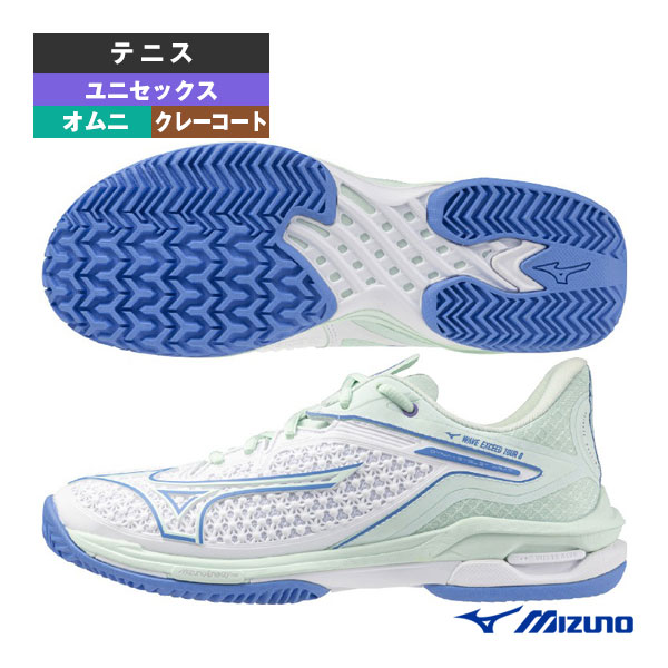 [ミズノ テニスシューズ ]ウエーブエクシードツアー6 WAVE EXCEED TOUR6 オムニクレーコート レディース 61GB2473