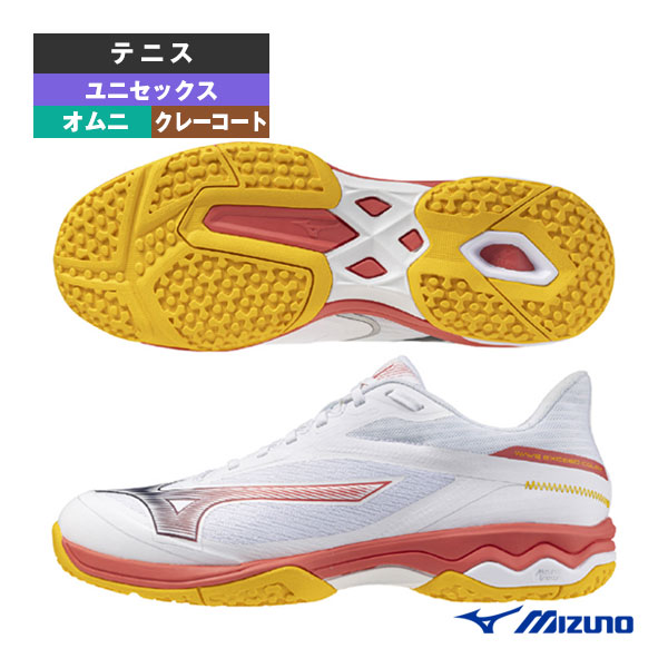 [ミズノ テニスシューズ ]ウエーブエクシードコート ワイド OC WAVE EXCEED COURT WIDE OC オムニ・クレー用 ユニセックス 61GB2518