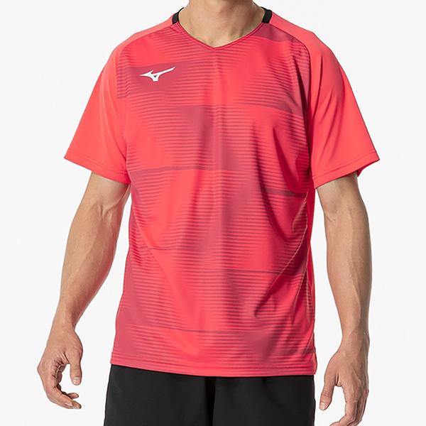 ミズノ ゲームシャツ 激レア 廃盤 限定 テニスウェア ゲームシャツ(ラケットスポーツ)|62JAA003|ウエア|テニス|ミズノ