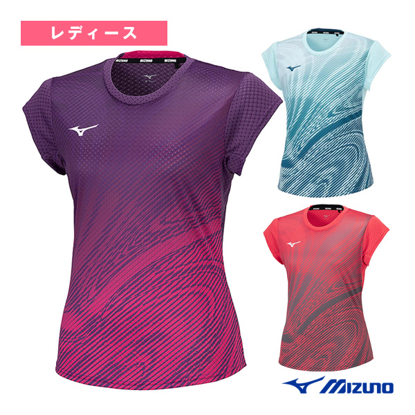 [ミズノ テニスウェア（レディース）]ドライエアロフローキープライトゲームシャツ／レディース（62JAB200）の通販は