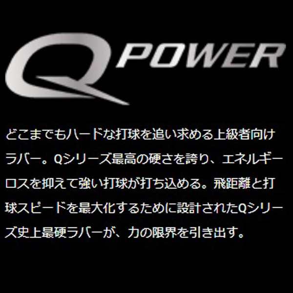 ミズノ 卓球 ラバー]Qpower／Q パワー（83JRTA98）の通販はau PAY