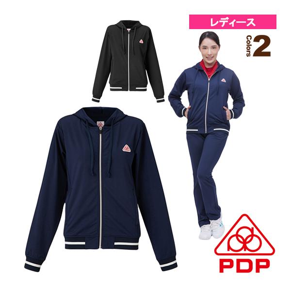 [PDP テニス・バドミントンウェア（レディース）]裏起毛フード付きジャージジャケット／レディース（PTW-2400）の通販は