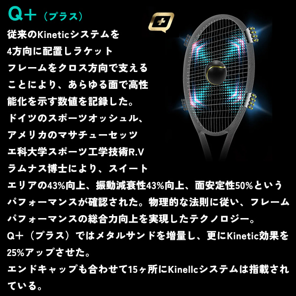 [プロケネックス テニスラケット ]ケーアイキュープラス30 バージョン23 Ki Qplus 30 ver.23 Kinetic Qplusシリーズ CO-14614_9