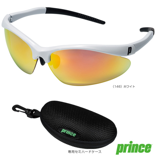 [プリンス テニスアクセサリ・小物]プレミアハイコントラストクールミラー偏光サングラス ホワイト PSU630-146