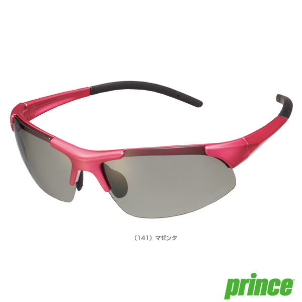 [プリンス テニスアクセサリ・小物]調整機能付き調光偏光サングラス 専用セミハードケース付 マゼンタ PSU232-141