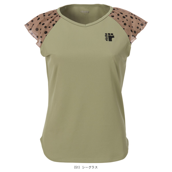 [ローチェ（roche） テニスウェア（レディース）]ゲームシャツ レディース 258508の通販は