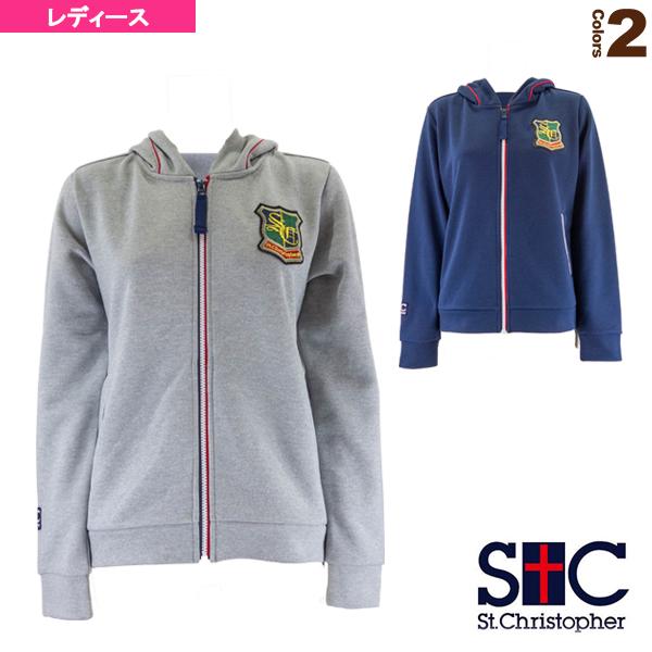 [セントクリストファー テニス・バドミントンウェア（レディース）]エンブレムジップアップパーカー／レディース（STC-BAW6291）の通販は 6,930円