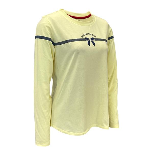 [セントクリストファー テニスウェア（レディース） ]リボンpatternロンTシャツ レディース STC-BFW2017_15