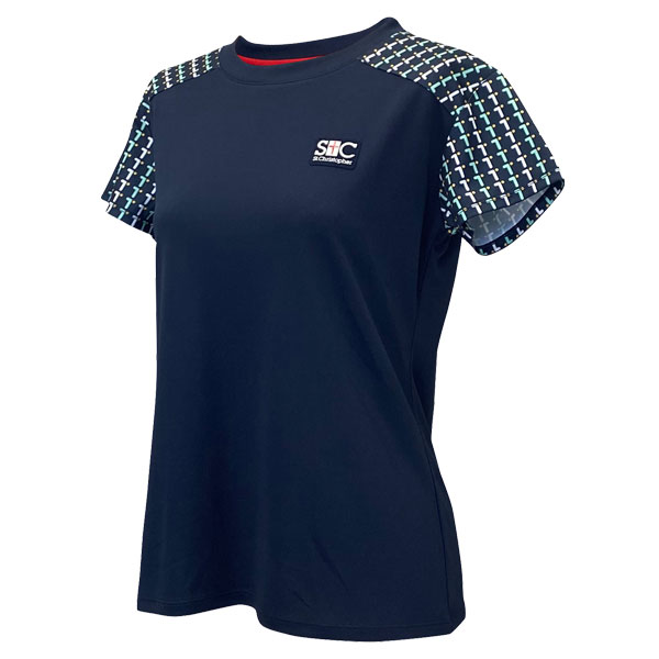 [セントクリストファー テニスウェア（レディース） ]T-ball patternシャツ レディース STC-BFW2031_9