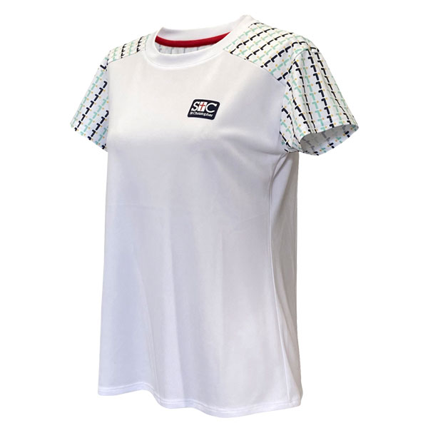 [セントクリストファー テニスウェア（レディース） ]T-ball patternシャツ レディース STC-BFW2031_12
