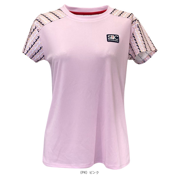[セントクリストファー テニスウェア（レディース） ]T-ball patternシャツ レディース STC-BFW2031_2