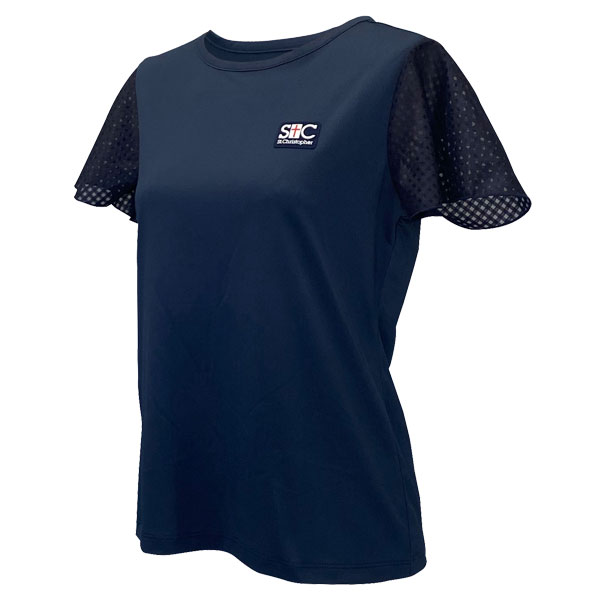 [セントクリストファー テニスウェア（レディース） ]See-through sleevesシャツ レディース STC-BFW2071_9