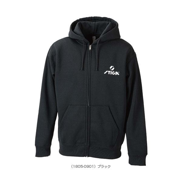 [スティガ 卓球ウェア（メンズ/ユニ） ]STIGAジップパーカーJP-2 ユニセックス 1805-0901／1805-1002／1805-1107_1