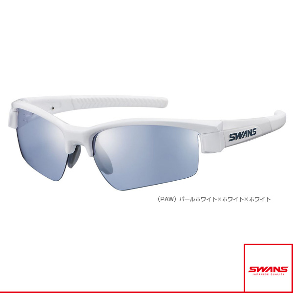 [スワンズ オールスポーツ アクセサリ・小物]LION SIN（ライオンシン）ミラーレンズモデル／パールホワイト／シルバーミラー×アイスブルー（LI SIN-0714 PAW）