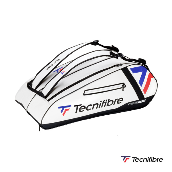 [テクニファイバー テニスバッグ]ツアー エンデュランスホワイト TOUR ENDURANCE WHITE 12R ラケット12本収納可 40TOUW2512