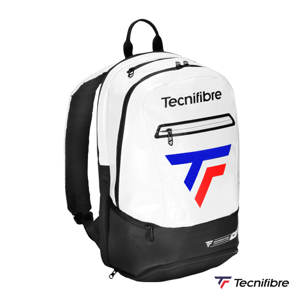[テクニファイバー テニスバッグ]ツアーエンデュランスホワイトバックパック TOUR ENDU WHITE BACKPACK 40TOUW25BP