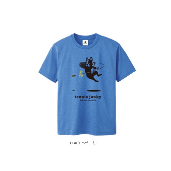 テニスジャンキー テニス バドミントン ウェア メンズ ユニ Tennis Junky エアー犬 Tシャツ ユニセックス Tj0018 の通販はau Pay マーケット ラケットプラザ