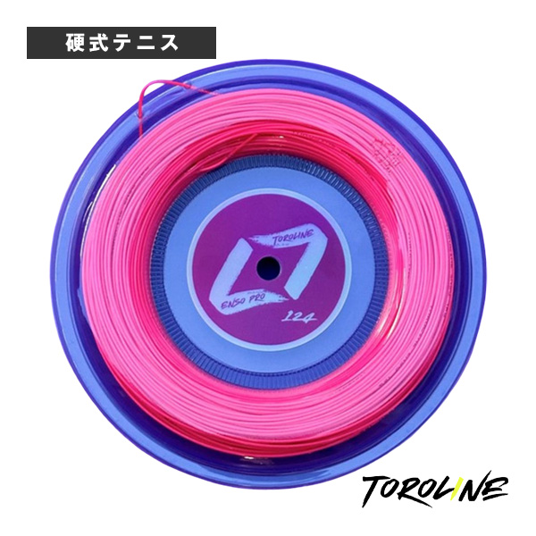 [トロライン テニスストリング（ロール他） ]ENSO PRO-PINK エンソプロ ピンク 100mロール 1.24mm