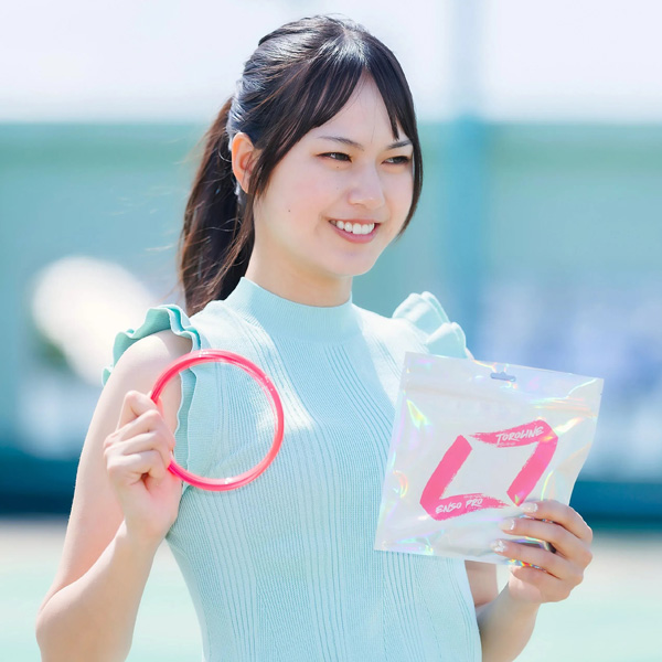 [トロライン テニスストリング（ロール他） ]ENSO PRO-PINK エンソプロ ピンク 100mロール 1.24mm