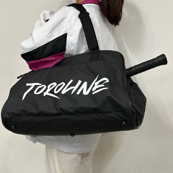 [トロライン テニスバッグ ]トロラインダッフルバッグ ブラック_10
