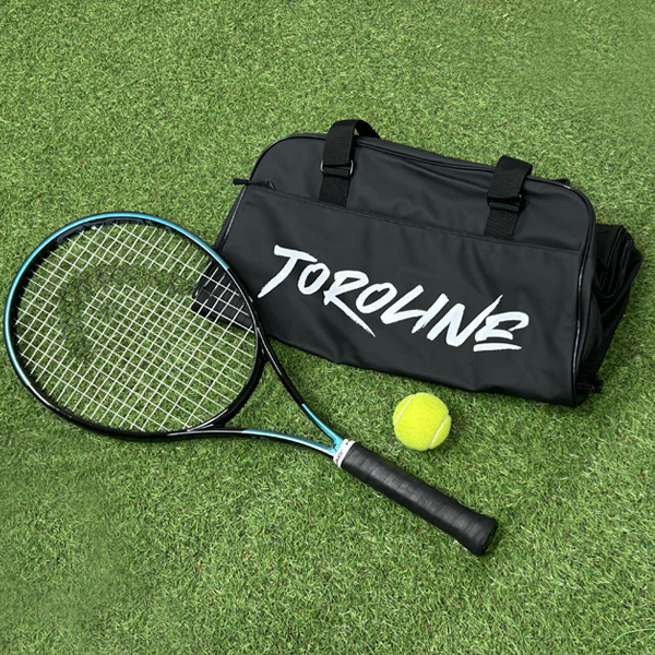 [トロライン テニスバッグ ]トロラインダッフルバッグ ブラック_5