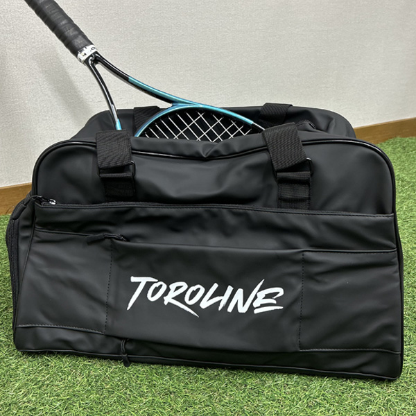[トロライン テニスバッグ ]トロラインダッフルバッグ ブラック_6