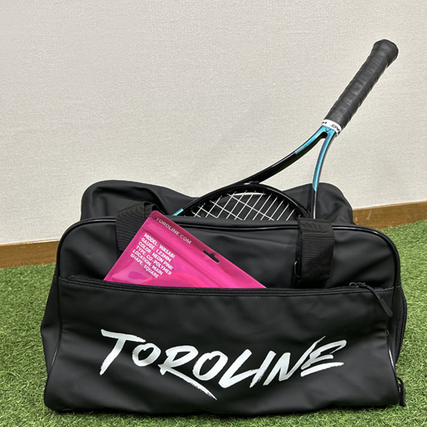 [トロライン テニスバッグ ]トロラインダッフルバッグ ブラック_7