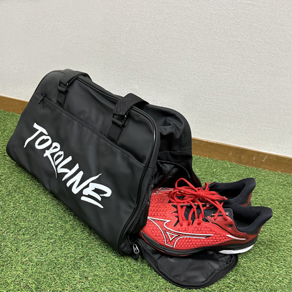 [トロライン テニスバッグ ]トロラインダッフルバッグ ブラック_8