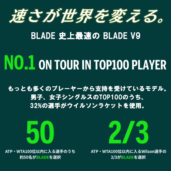 [ウィルソン テニスラケット ]ブレード104 V9 BLADE 104 V9 WR150011_8