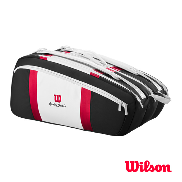 [ウィルソン テニスバッグ ]カーレッジコレクション ラケットバッグ／COURAGE COLLECTION RACQUET BAG 15PK／ラケット15本収納可（WR8034301001）
