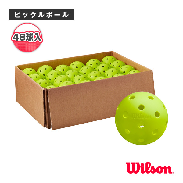 [ウィルソン ピックルボールボール]TRU 32 48球 WR8900601001