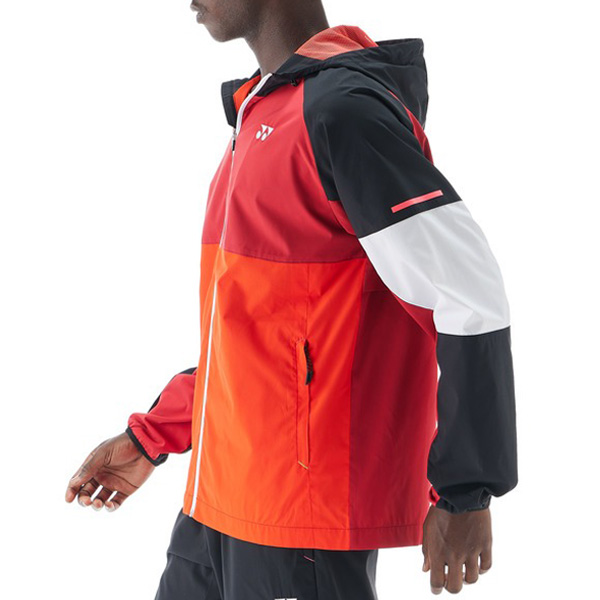 ヨネックス　ウォームアップウェア　パーカー　オレンジ ヨネックス（YONEX）テニスウェア ニット ウォームアップパーカー