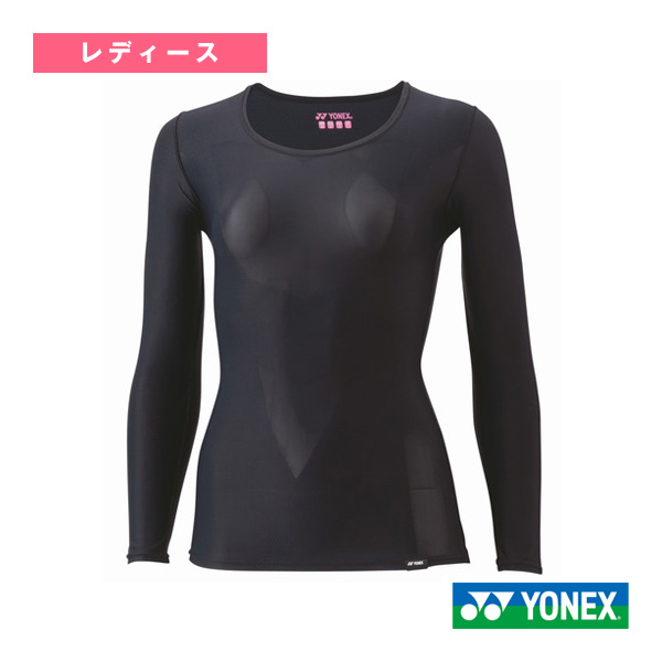 [ヨネックス テニスアンダーウェア]Uネック長袖シャツ レディース STBA1513