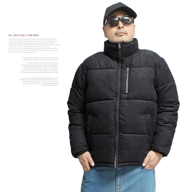 送料無料 中綿ジャケット メンズ 大きいサイズ ウールタッチ 防寒