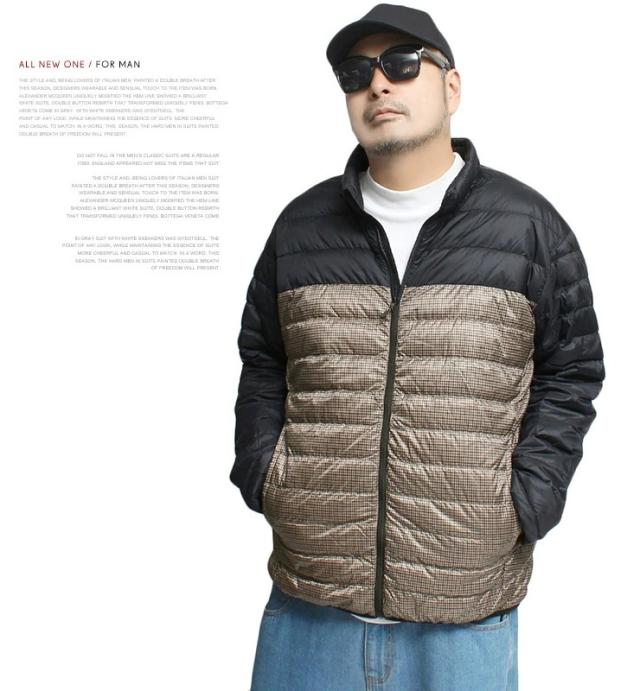 送料無料 ダウンジャケット メンズ 大きいサイズ 軽量 防風 撥水加工 薄手 リアルダウン スタンド ジャケット アウトドア ジップアップ ブルゾン アウター 防寒 暖かい あったか 保温 透湿 ストリート系   ワークマン プラス サイズの通販は