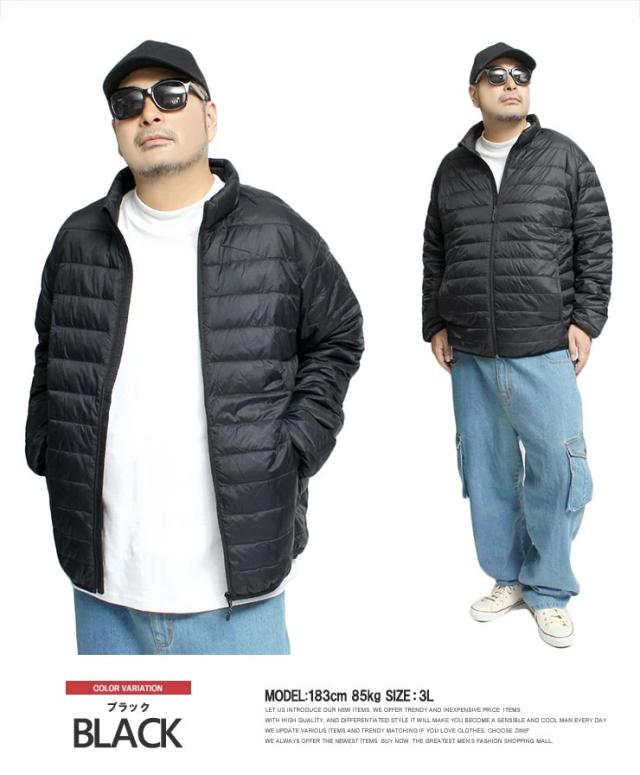 送料無料 ダウンジャケット メンズ 大きいサイズ 軽量 防風 撥水加工 薄手 リアルダウン スタンド ジャケット アウトドア ジップアップ ブルゾン アウター 防寒 暖かい あったか 保温 透湿 ストリート系   ワークマン プラス サイズの通販は